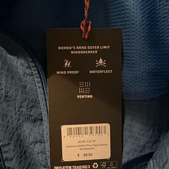 Duluth Trading Co Women’s Plus Size Windbreaker - Picture 5 of 8